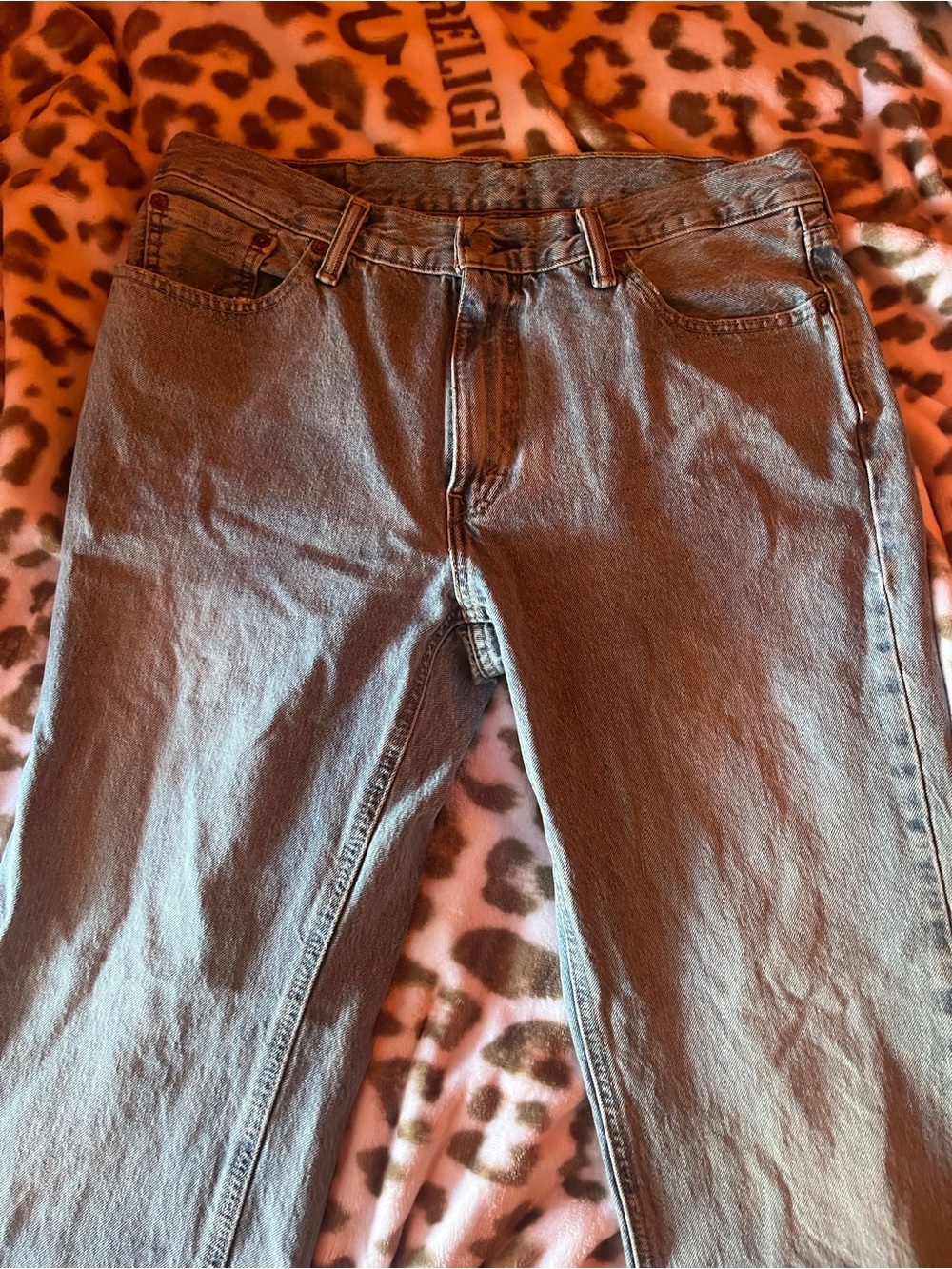 Levi's Men's Light Blue Straight Jeans